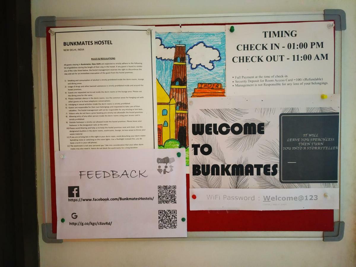 Bunkmates Vandrerhjem New Delhi Eksteriør bilde